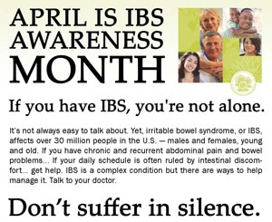 IBS awareness month message to seek medical treatment