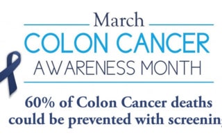 march colon cancer awareness month - 60% of colon cancer deaths could be prevented with screening