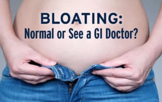 is bloating normal or should you see a GI doctor?